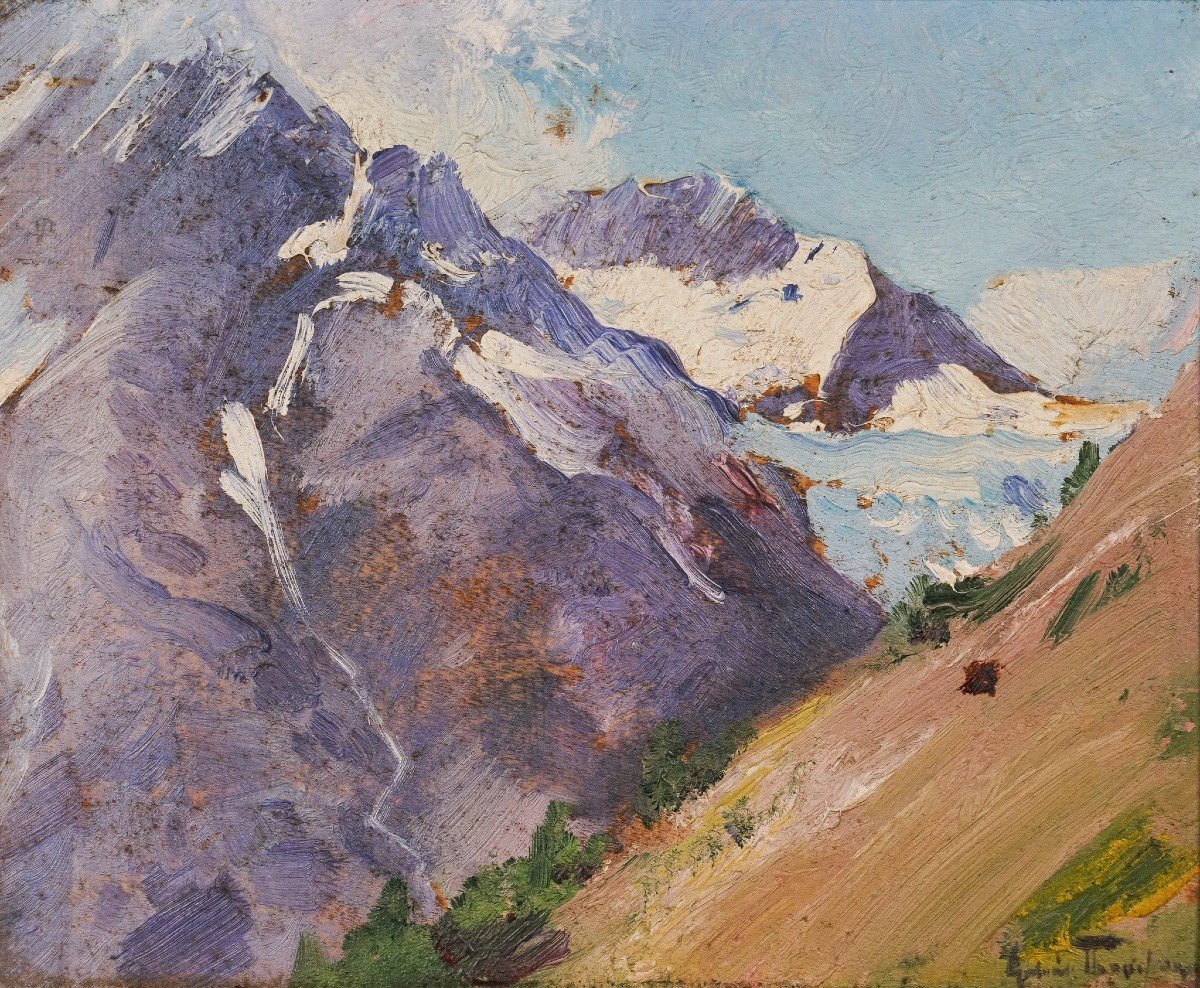 Mountain Landscape Studies - Oil Paintings-photo-2