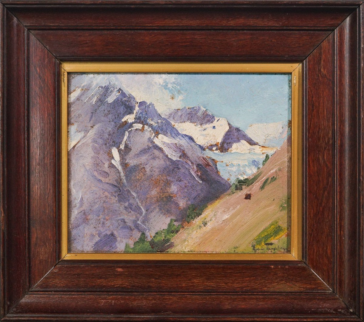 Mountain Landscape Studies - Oil Paintings-photo-3