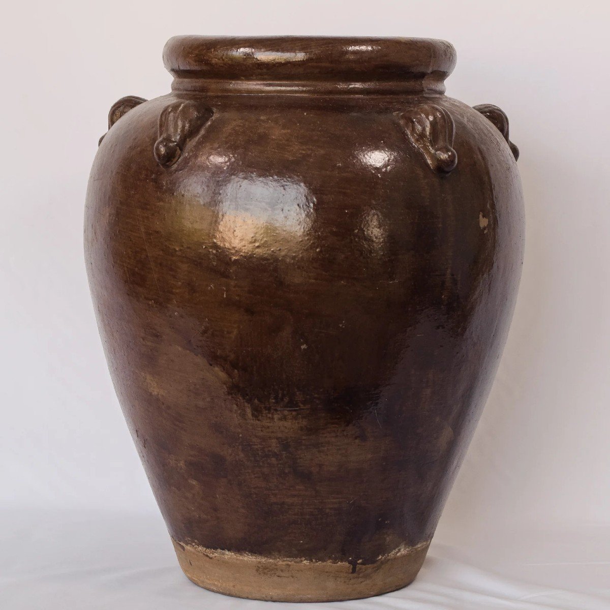 Large Stoneware Pot - 20th Century-photo-2