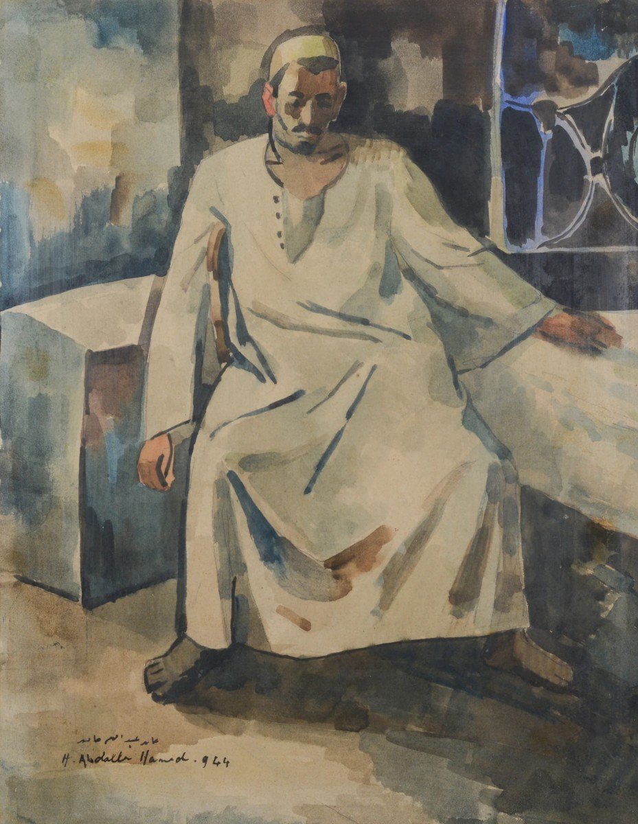 Hamed Abdalla (égypte, 1917-1985) - Gentleman Arabe