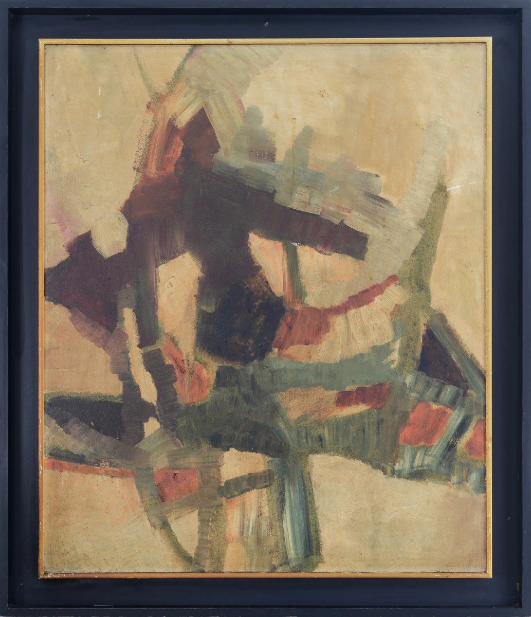 Abstract Composition - Baldo Pié (1929–1999) – Spanish Modernist-photo-2