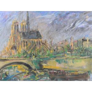 Seine Et Notre-dame De Paris - Joan Abelló Prat