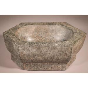 Early Antique Eastern - Carved Stone Bowl