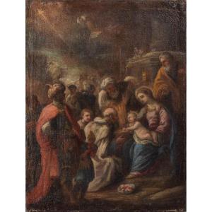 Old Master Painting - Nativity Of Jesus