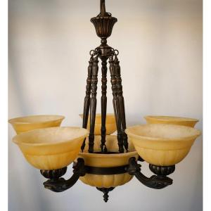 Alabaster (reconstituted) - Chandelier