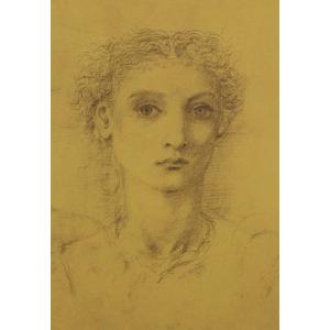 Portrait Of Maria Zambaco - Burne-jones Or Charles Fairfax Murray