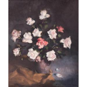 Rosendo Gonzalez Carbonell - Still Life With Roses