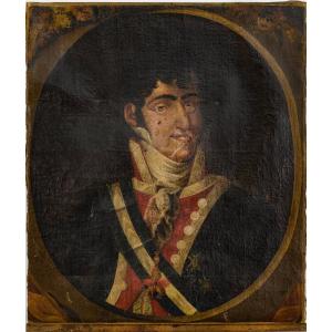 Portrait Of A Military Gentleman (restoration Project)