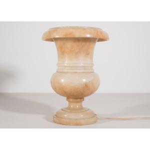 Vintage Alabaster Table Lamp