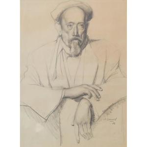 Amador Garrell I Soto - Pencil Study Of A Imam