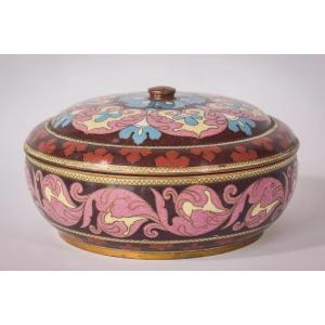 Cloisonné Enamel - Circular Box