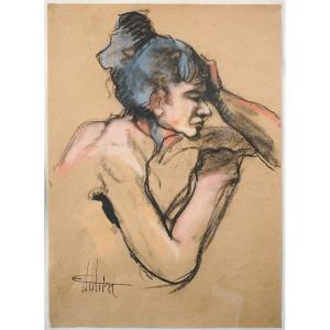 German Expressionist - Follower - Life Sketch Of A Lady