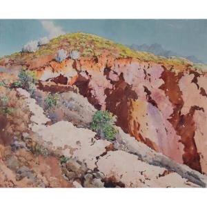 étude De Montagne – Peinture Impressionniste