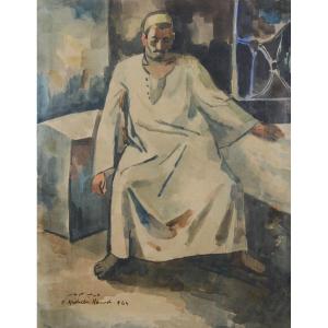 Hamed Abdalla (egypt, 1917-1985) - Arab Gentleman