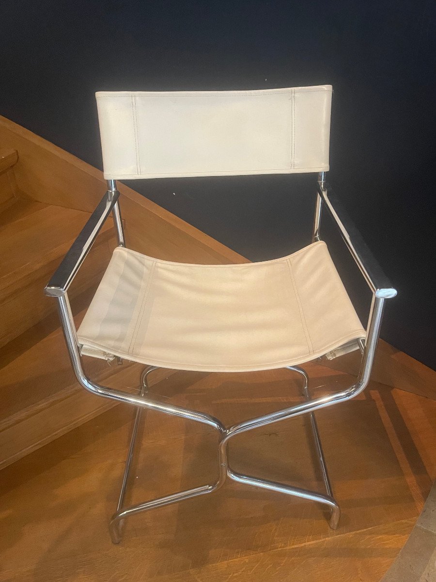 Fauteuil de réalisateur vintage des années 70-photo-2