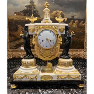 Louis XVI Period Vestal Clock