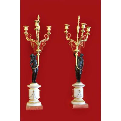 Candelabres d'epoque Louis XVI