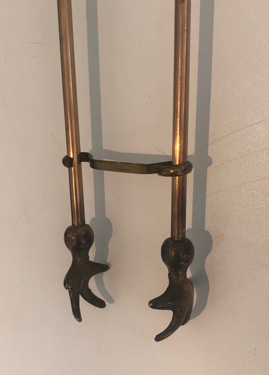 Pineapple Brass Fireplace Tools-photo-6