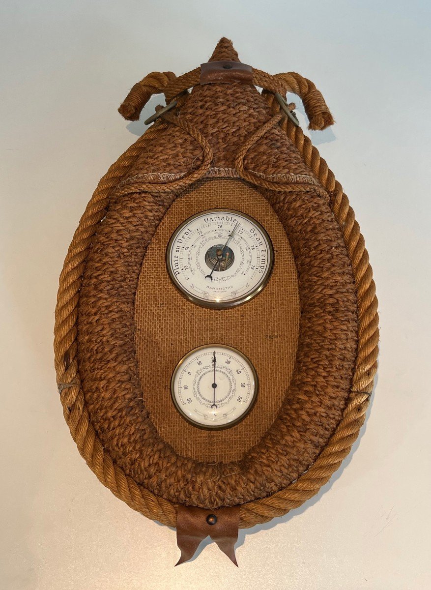 Rope Barometer. French Work By Adrien Audoux & Frida Minet. Circa 1950
