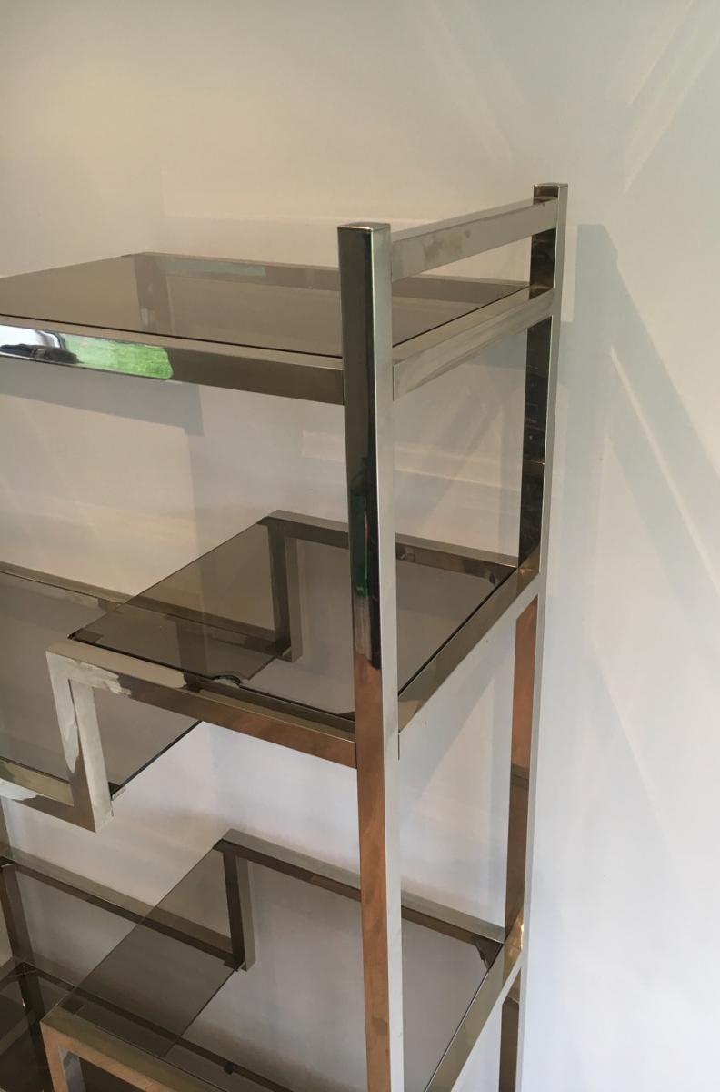 Chrome Design Shelf. Around 1970-photo-3