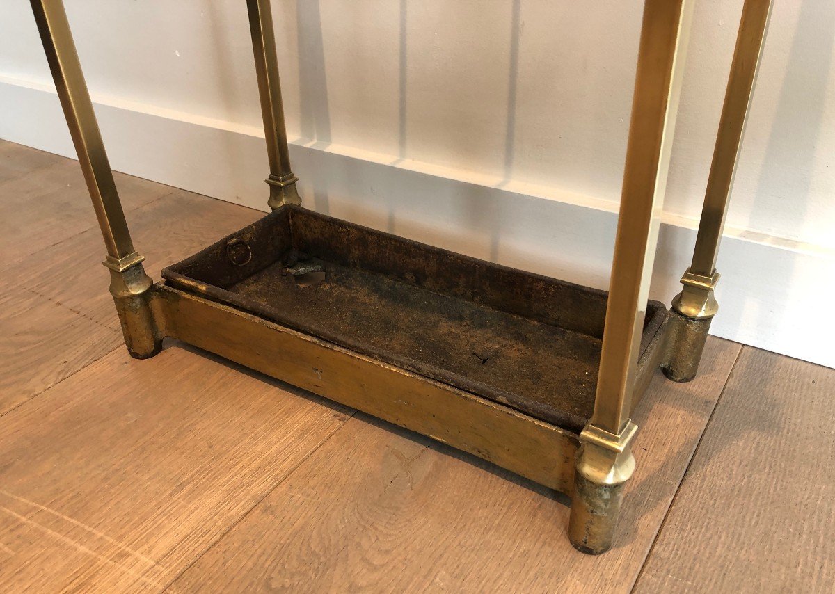 Brass And Cast Iron Umbrella Stand;. French. Circa 1900-photo-4