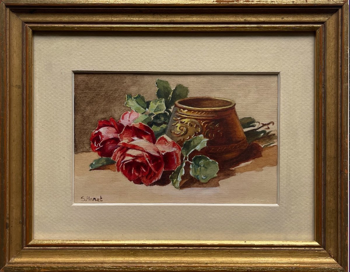 Composition With Roses