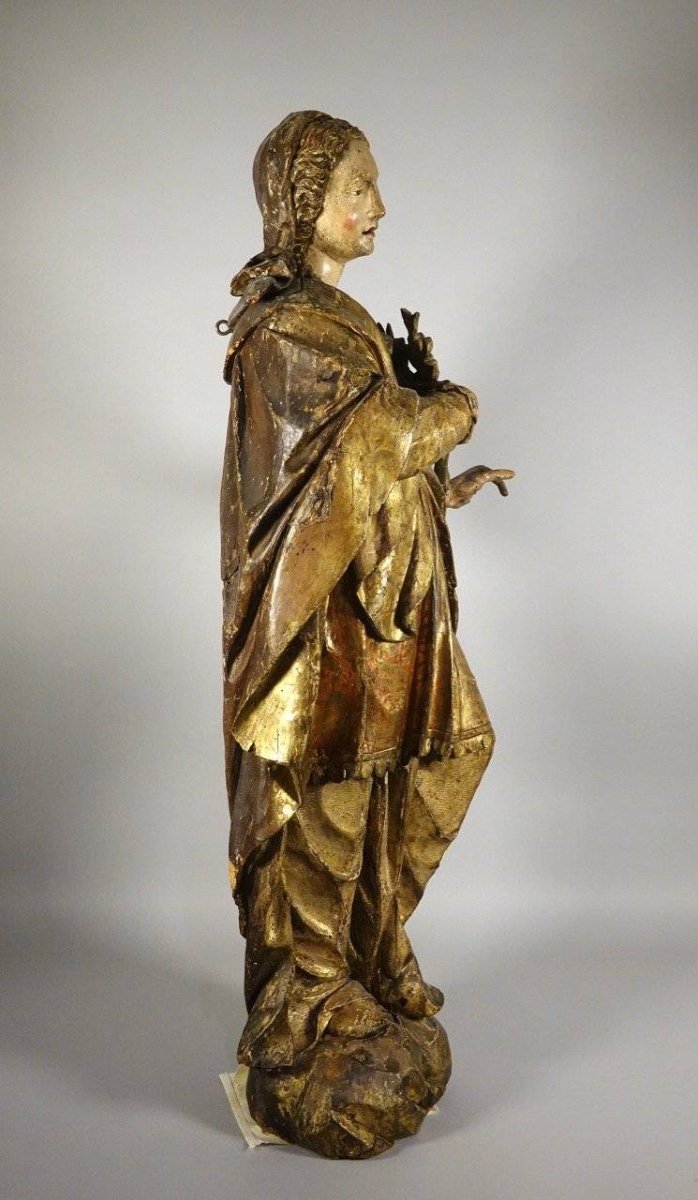 Tall Polychrome Statue-photo-6