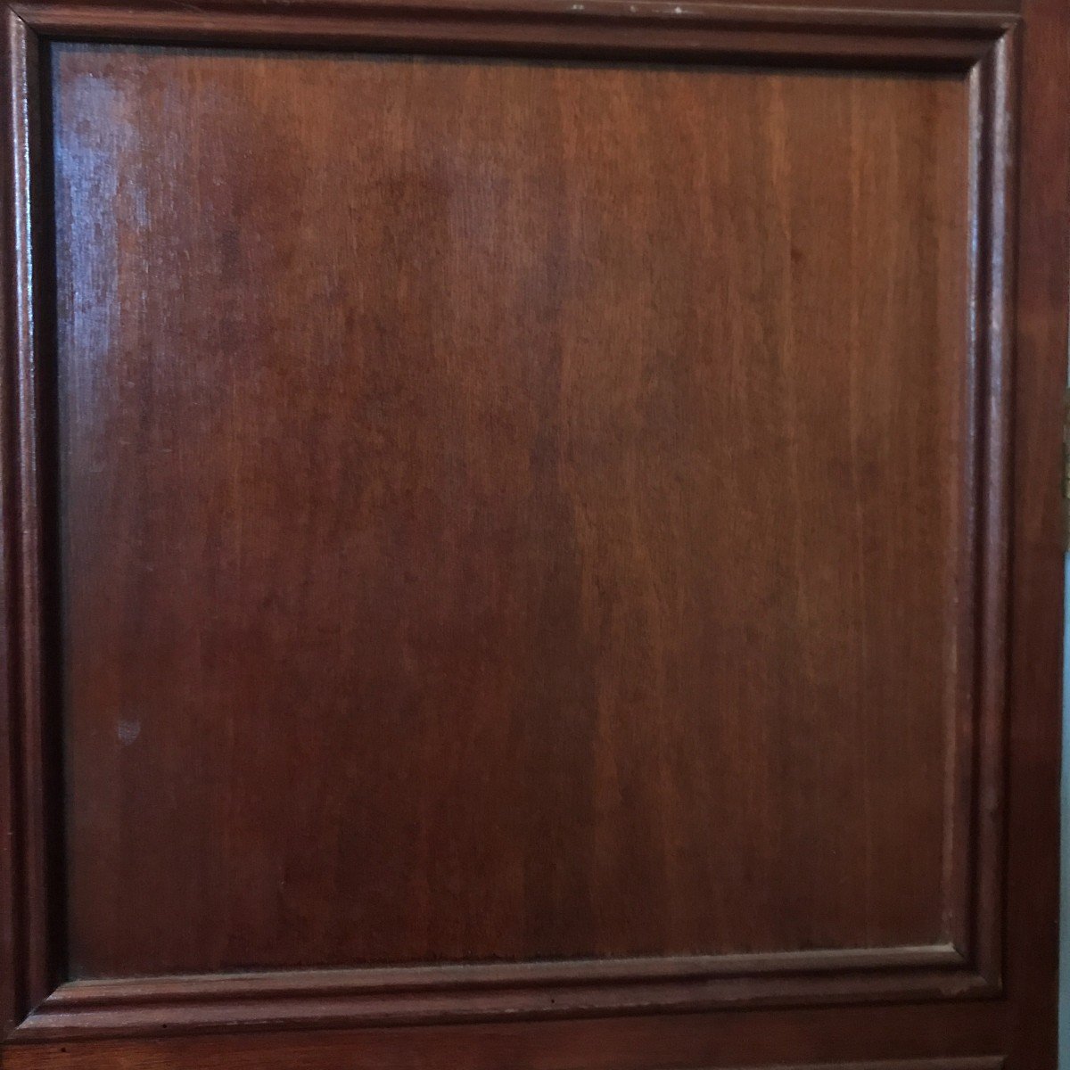 4-leaf Mahogany Screen Circa 1910-photo-2