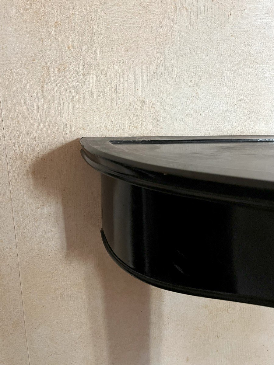 Black Lacquered Wood Console, 1950s-photo-4