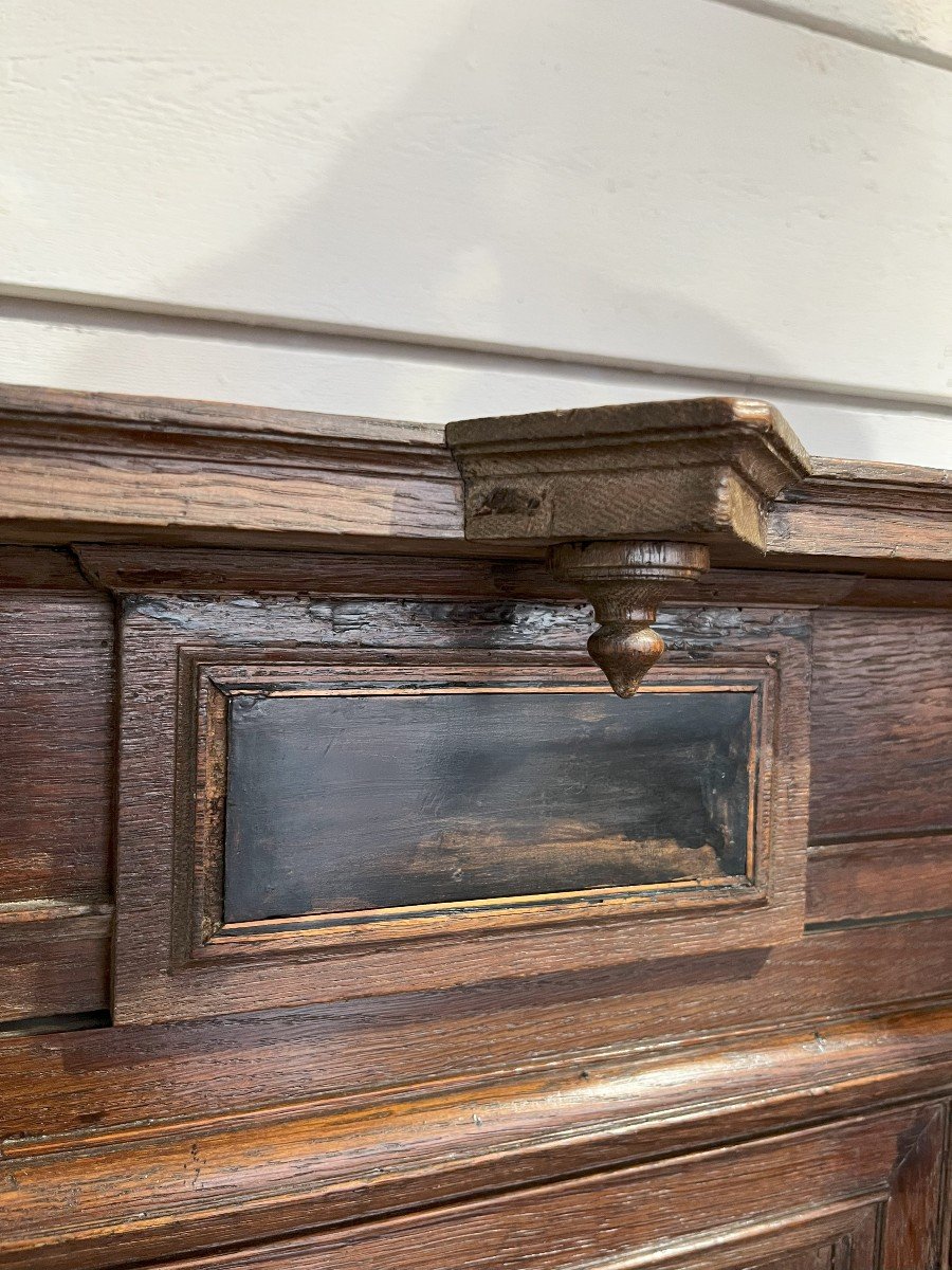 Oak Credenza From The North Of France Or The Netherlands, 17th Century-photo-1