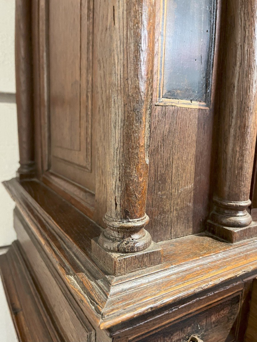 Oak Credenza From The North Of France Or The Netherlands, 17th Century-photo-3