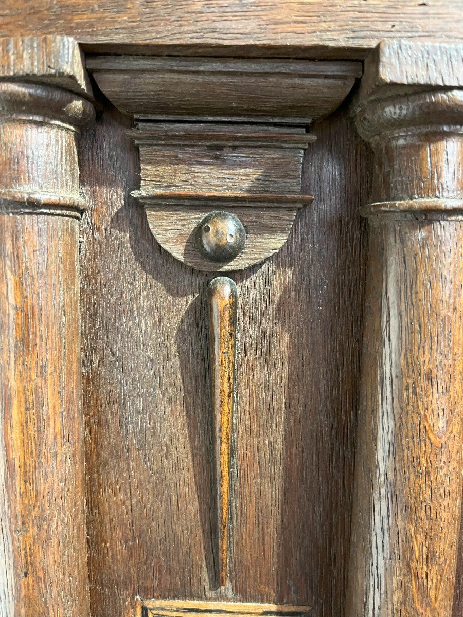 Oak Credenza From The North Of France Or The Netherlands, 17th Century-photo-4