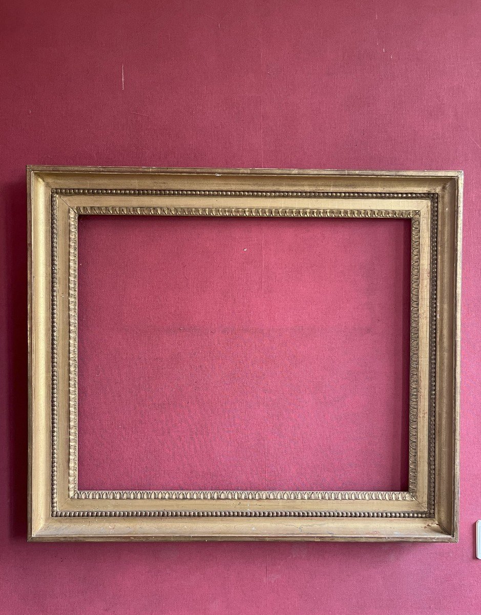 Gilded Wood Frame, Louis XVI Period, 18th Century-photo-2