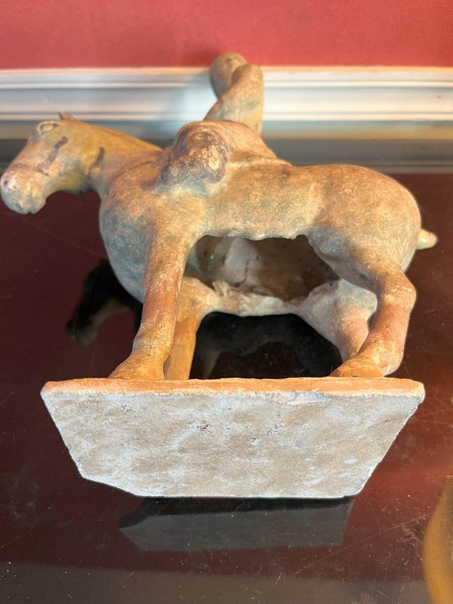 Chinese Tang Style Terracotta Horse In Presentation Box-photo-4