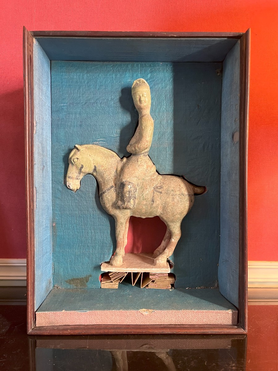 Chinese Tang Style Terracotta Horse In Presentation Box