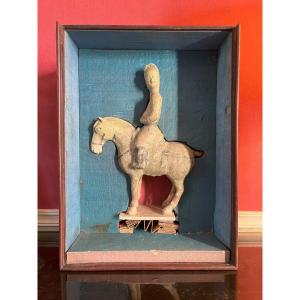 Chinese Tang Style Terracotta Horse In Presentation Box