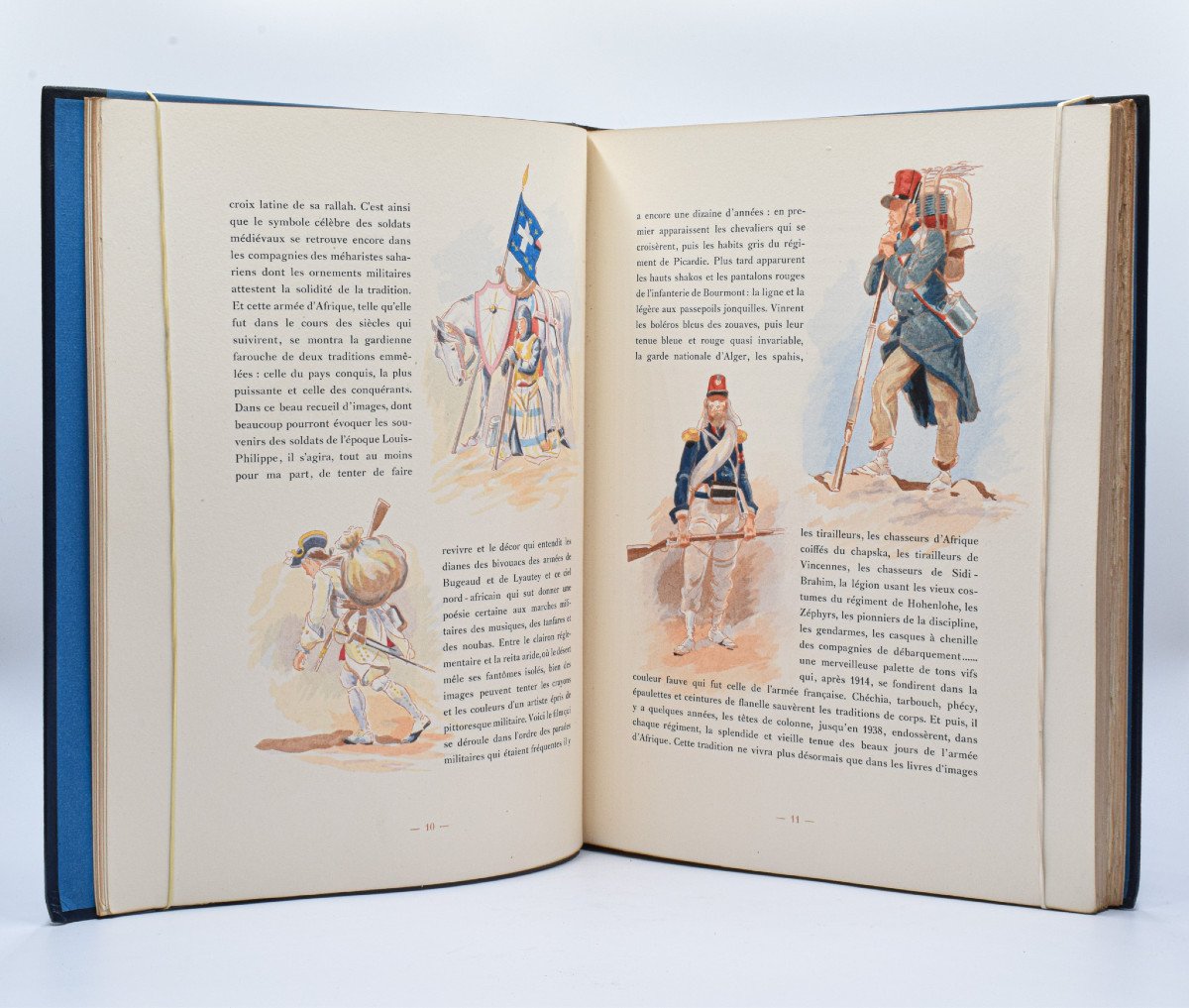 Livre ancien : Les "Africains" de Mac Orlan et Edmond Lajoux 1945 Belle Reliure-photo-2