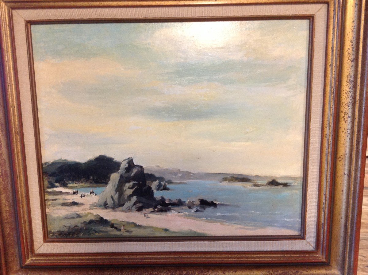 Tableau Bord De Mer En Bretagne