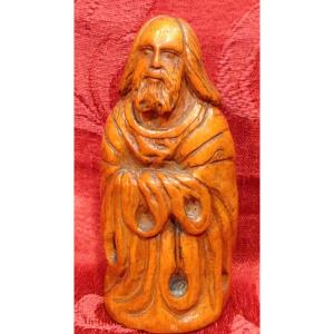 Saint En Bois Sculpté