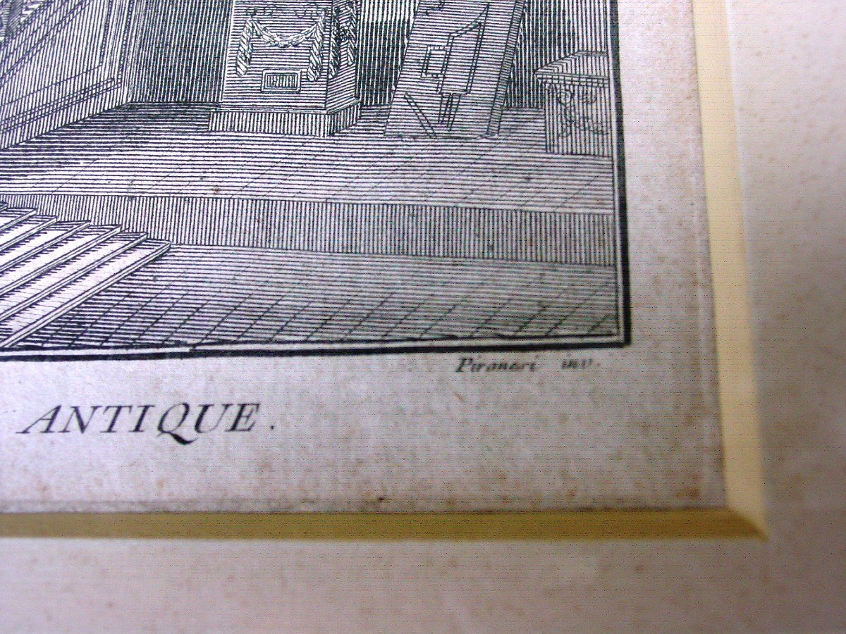 Gravure 19ème Daumont & Piranèse  -photo-1