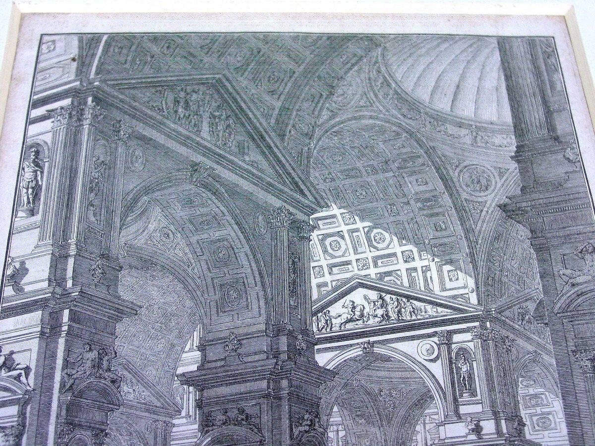 Gravure 19ème Daumont & Piranèse  -photo-4