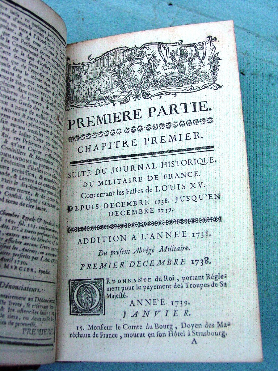 1740 Sixième Abrégé Du Militaire De France Sur Terre Et Sur Mer Par Lemeau De La Jaisse -photo-6