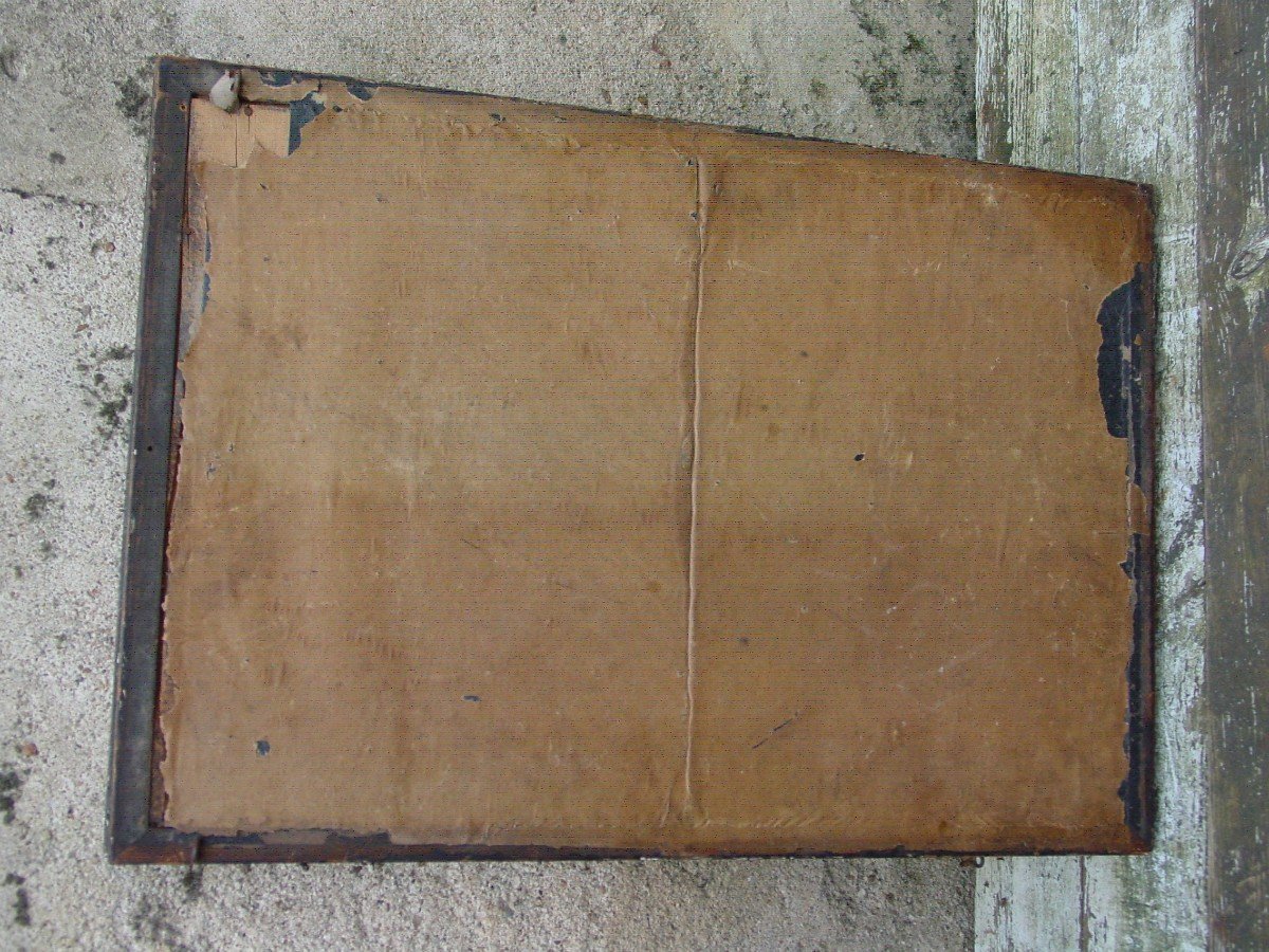 Cadre Vitrine Plate Napoléon III Burgoté  -photo-6