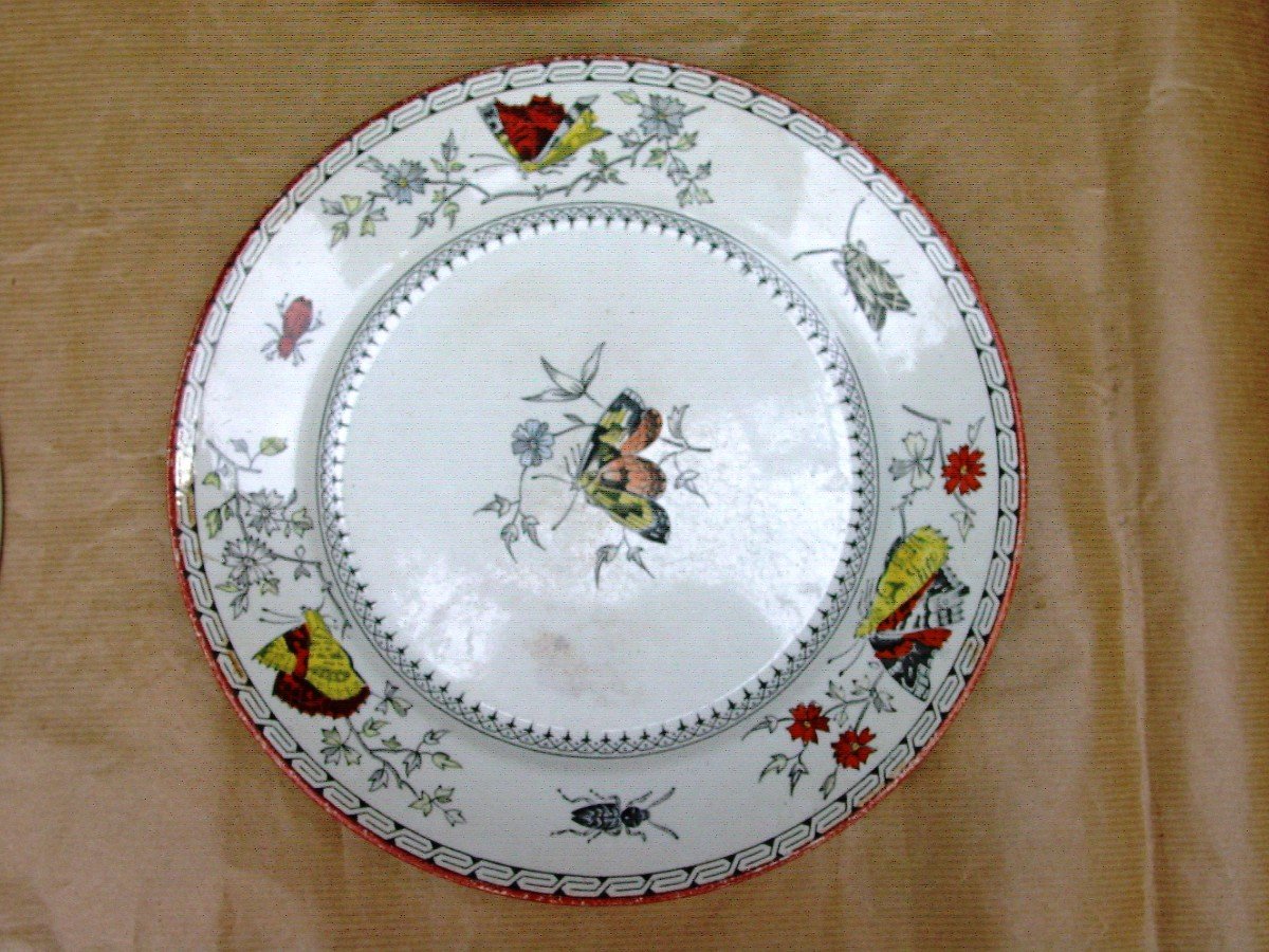 Mixture Of 6 Minton & Paris Plates-photo-3