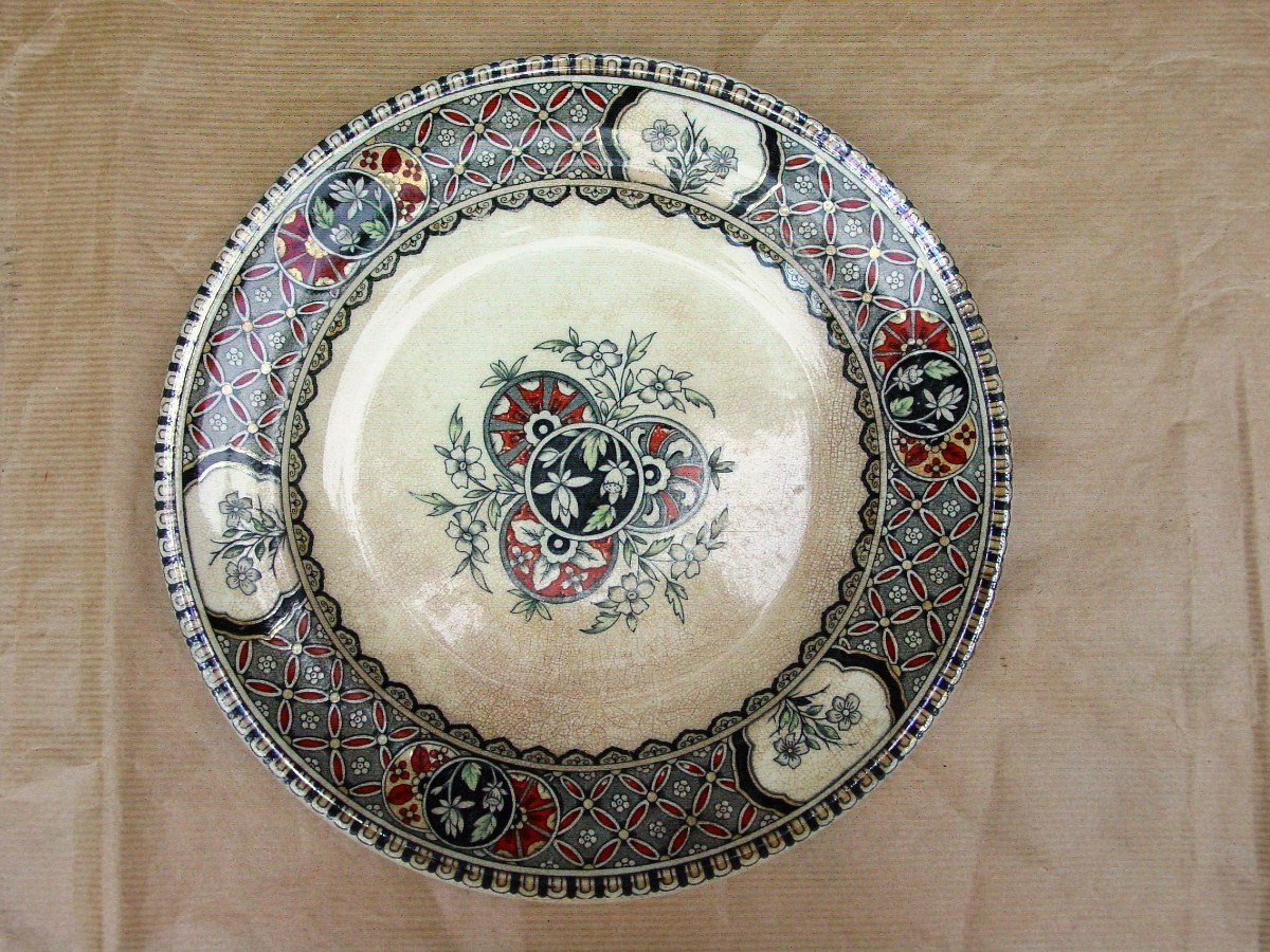 Mixture Of 6 Minton & Paris Plates-photo-7