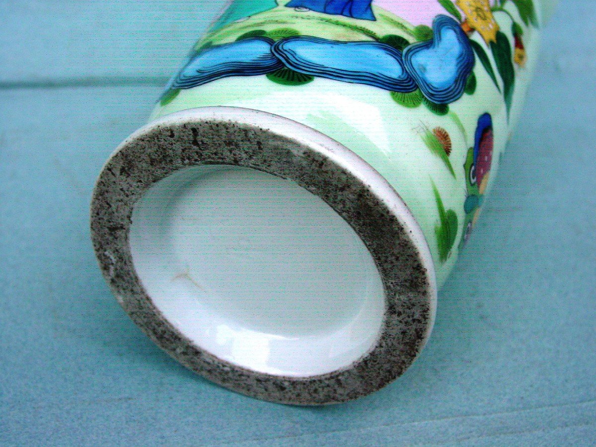 Vase Bayeux  Ht: 27 Cm. Période Gosse porcelaine-photo-5