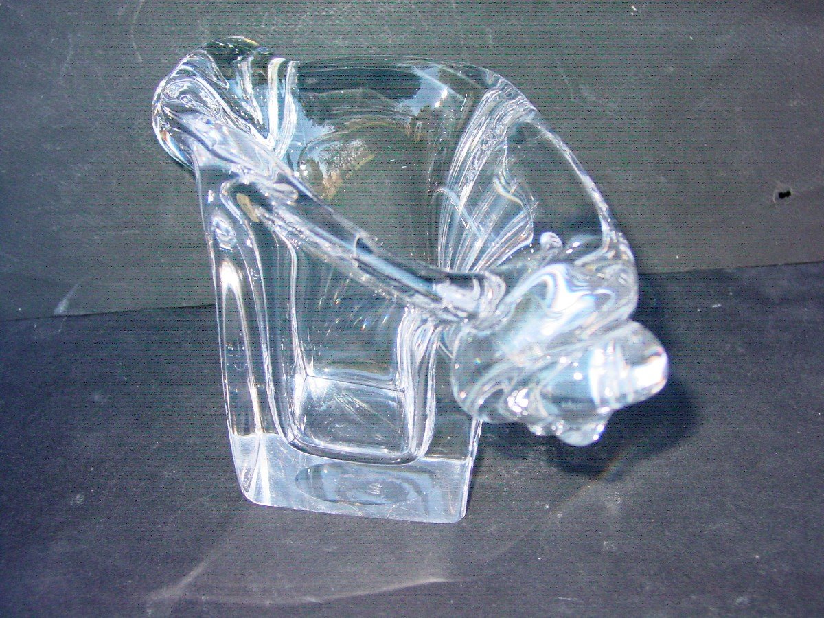 Crystal Vase From Daum In Nancy-photo-2