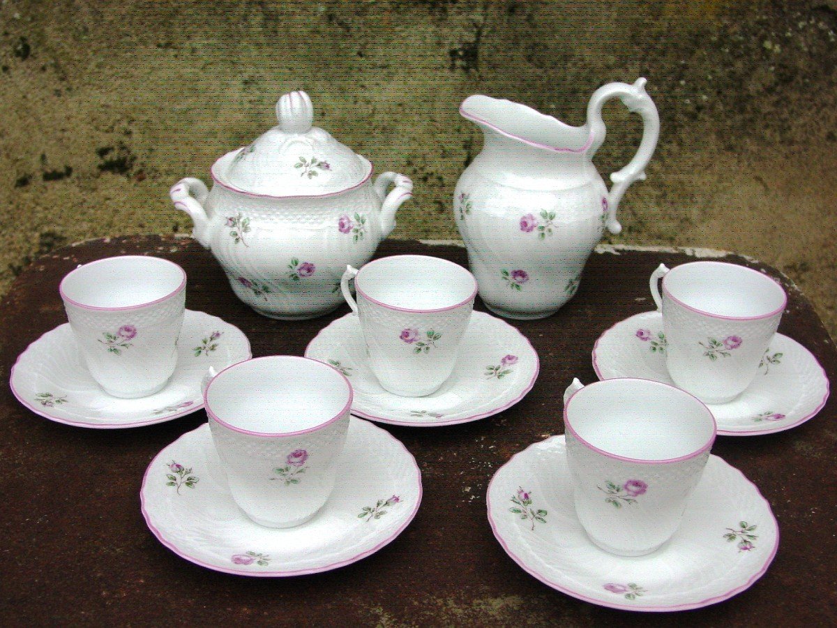 Grand coffret service à thé (théière, crémier, sucrier, 6 tasses et  soucoupes thé) Coffrets thé