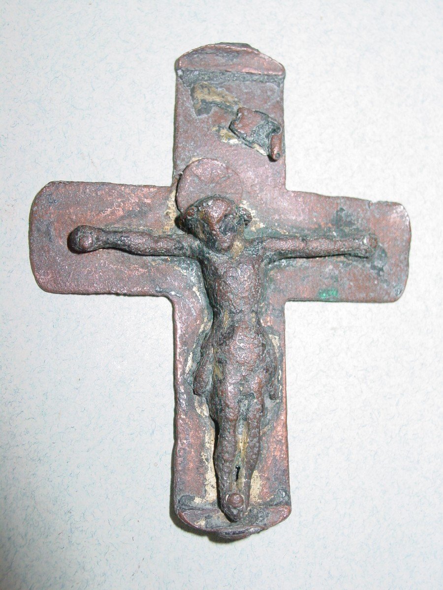 3 Christ En Bronze & Cuivre  -photo-1