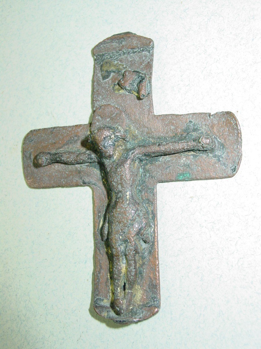 3 Christ En Bronze & Cuivre  -photo-2